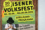 30. Isener Volksfest 2014 vom 25.06.-30.06.2014